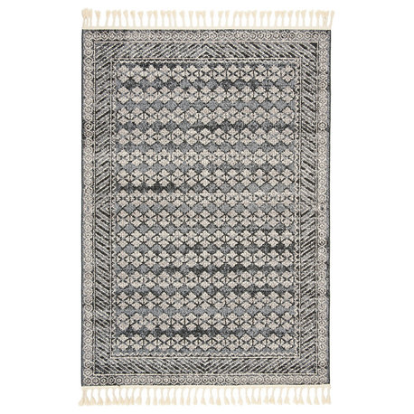 Safavieh Marrakech Mrk749N Moroccan Rug, Navy/Gray, 4'0"x6'0"