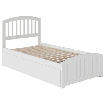 Richmond Twin Extra Long Bed, Matching Footboard and Trundle, White