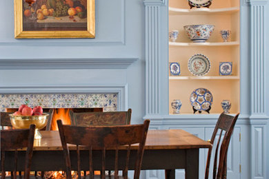 Dining room photo in New York
