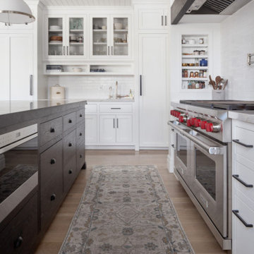 White Kitchen With Black Counters