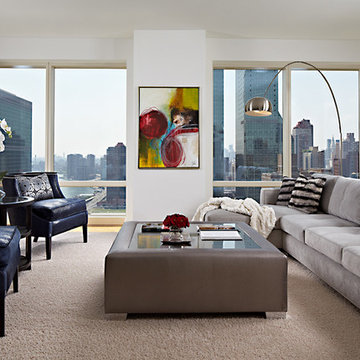 Contemporary Sales Office - Trump World Tower