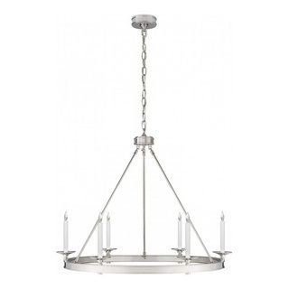 Visual Comfort CHC 1605BZ Bronze Launceton 52 Large Linear Chandelier by E.F.  Chapman 