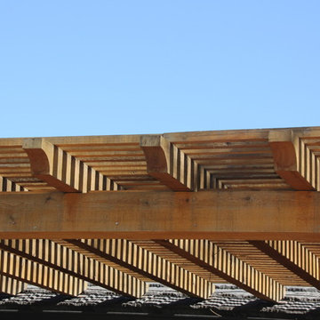 Deck with Cedar Pergola