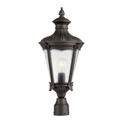 Trans Globe Lighting - Trans Globe Lighting 40163 BK Outdoor Post Light Villa - Post Lights