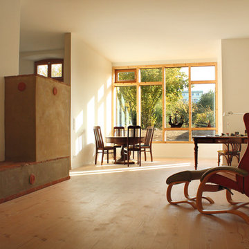 Wohnbereich Altbau mit offenem Wintergarten