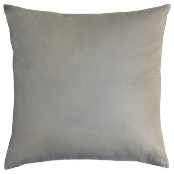 The Pillow Collection Gray Meza Throw Pillow, 22"