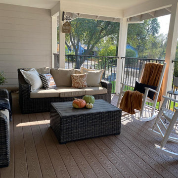 Cozy Fall Inspired Front Porch