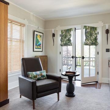 Craftsman Four Square, Seattle, WA - Master Bedroom and Home Office