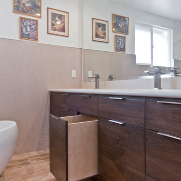 Encino Luxury Master Bath Transformation – Bathtub & Vanity Design