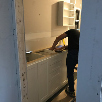 Bathroom Stretch and Closet Redo