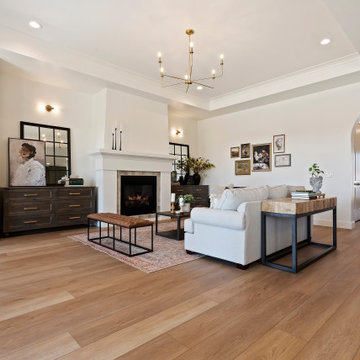 Logan River Modern Tudor Living Room