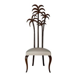 Palm Trees Accent Chair - Dining Chairs