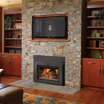 Large Flush Wood Hybrid-Fyre™ Wood Insert