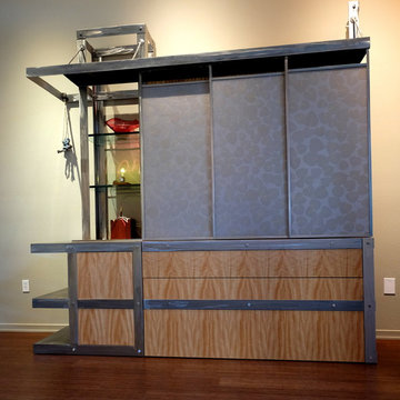 Industrial Wall Bed for San Francisco Loft