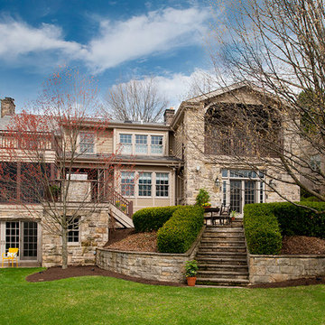 3-story addition provides more outdoor living & entertaining options in Mt. Leba