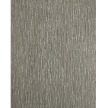 Modern Wallpaper Brown Taupe faux fabric plain stria lines textured wallcovering, 8.5'' X 11'' Sample