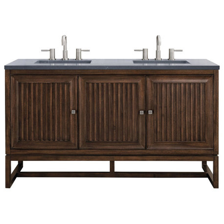 James Martin Vanities E645-V60D-3CSP Athens 60" - Mid Century Acacia