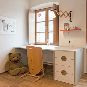 Kinderzimmer in einem denkmalgeschützen Haus in Wasserburg