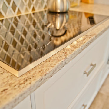 Contemporary Glamour - Family Kitchen Remodel in Watchung NJ
