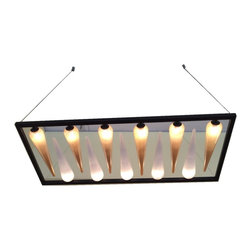 CONUS CEILING GLASS CHANDELIER - Chandeliers
