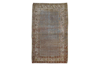 Antique Malayer Distressed Rug
