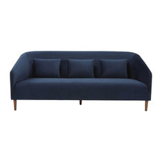 Sofá de 3 plazas de terciopelo azul noche Nottingham