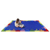 Joy Carpets Kid Essentials, Early Childhood Rainbow Alphabet Rug, 5'4"X7'8"