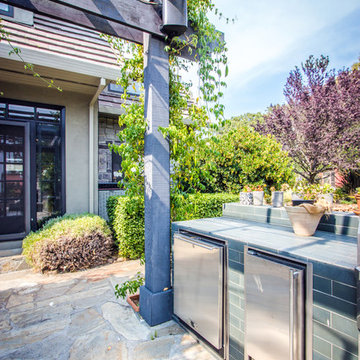 Outdoor Speakers on Trellis