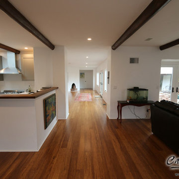 Distressed Java Fossilized® Bamboo Flooring - Long Beach, CA