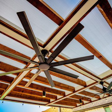 Pavilion Ceiling & Industrial Fan | Mckinney Outdoor Living