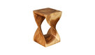 Natural Wood Twist Stool