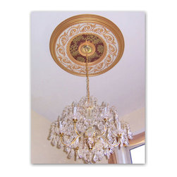 Udecor - BRRD-8-016LS Michelangelo Medallion, Piece - Ceiling Medallions