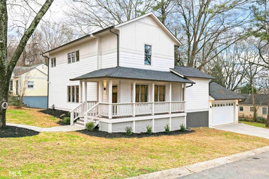 Inspiration for a timeless exterior home remodel in Atlanta