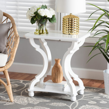 Emmy End Table, White