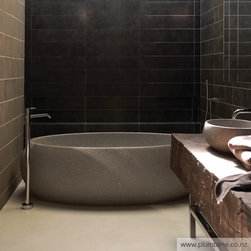 Lotus Stone Freestanding Bath By Plumbline - Bathtubs
