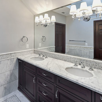 Marble bathrooms as part of whole house remodel