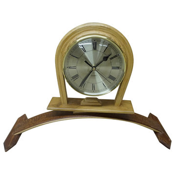 Large Bent Mantel Clock