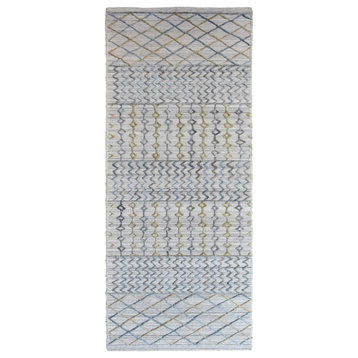 Hand Woven overtufted Kilim Polypropylene Rug Contemporary Gray Multicolor
