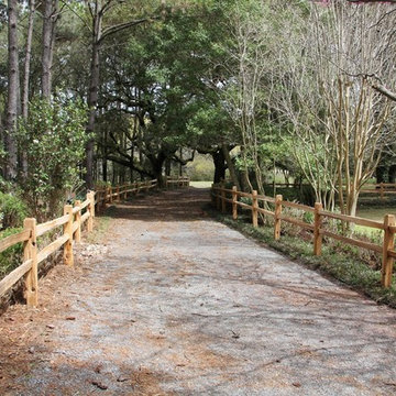 Cedar Split Rail Fence