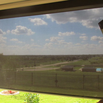 Outdoor Screen Shades: Manual & Motorized