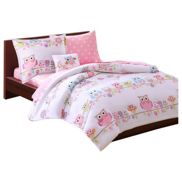 Ergode Owl Comforter Set With Bed Sheets