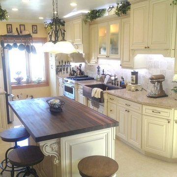 Edge Grain Walnut Butcher Block Countertop