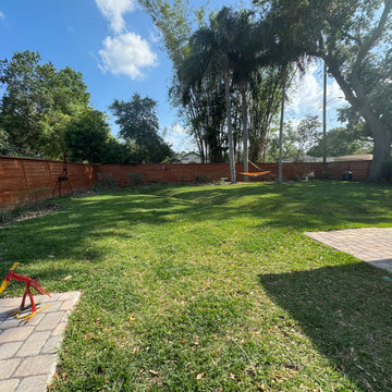 Landscape Design and Drainage Project in Orlando Fl