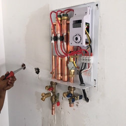 Tankless water Heater Install - Heating And Cooling