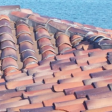 D. Wade Artezanos Hybrid Clay Barrel Tile Roof with "Invisible" Solar Thermal