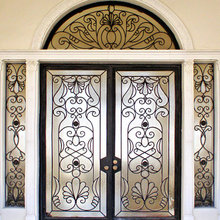 glass front door