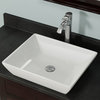 V370 Porcelain Vessel Sink, Bisque, Sink Only, No Additional Accessories