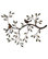 24, Branches, Birds Decorative Metal Wall Sculpture