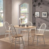 Emma Mason Signature Avery Side Chair in White and Natural (Set of 4)