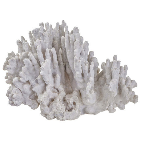 Coral Art Piece Large, White